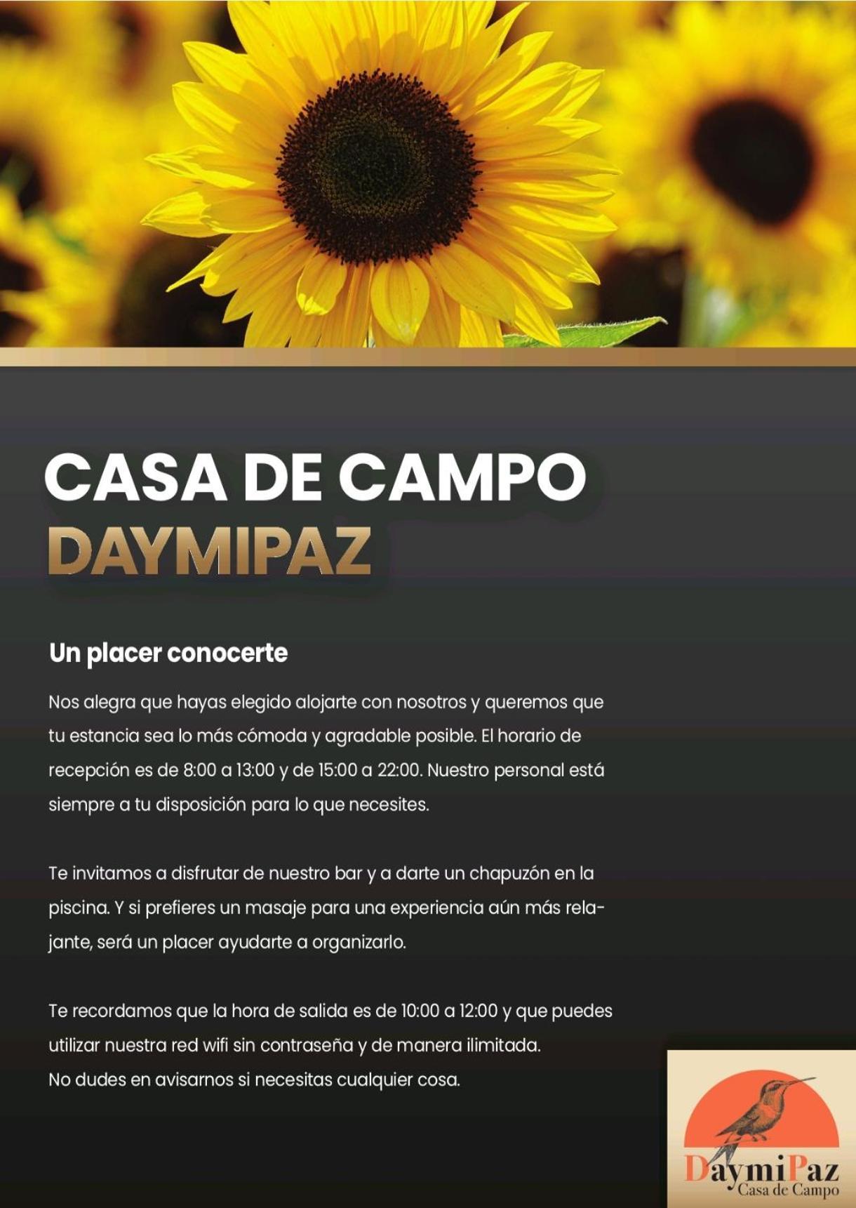 Habitaciones Casa De Campo Daymipaz 马翁 外观 照片